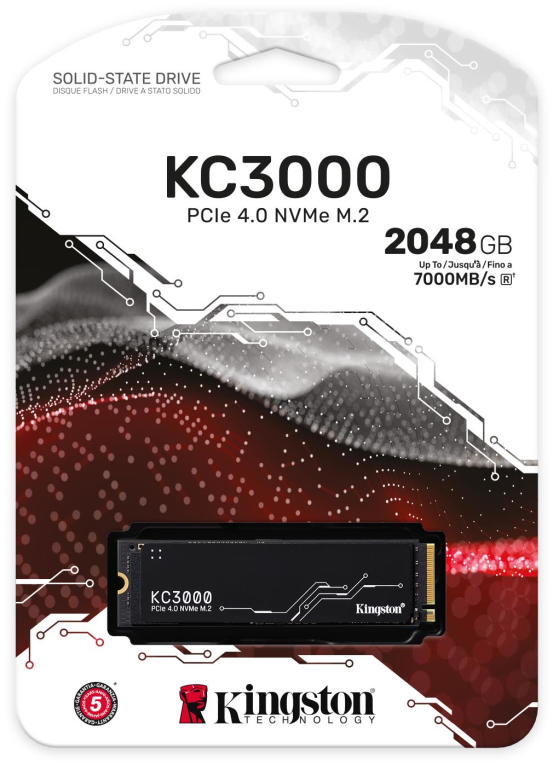 SSD KINGSTON KC3000 2TB NVME - detalle