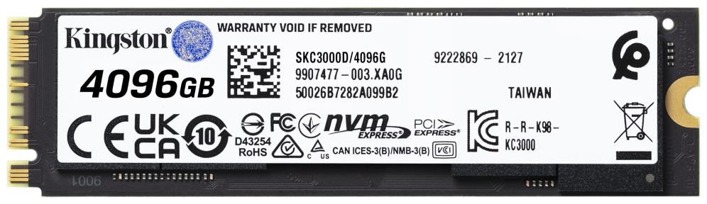 SSD KINGSTON KC3000 4TB NVME - detalle