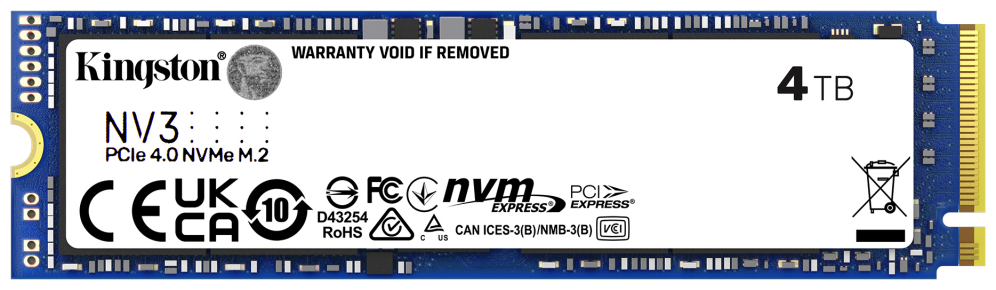 SSD KINGSTON NV3 4TB M2 NVMe - detalle