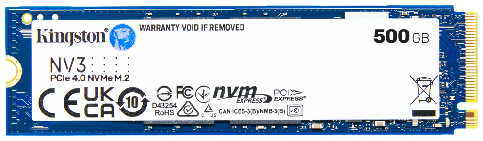 SSD KINGSTON NV3 500GB M2 NVMe - detalle