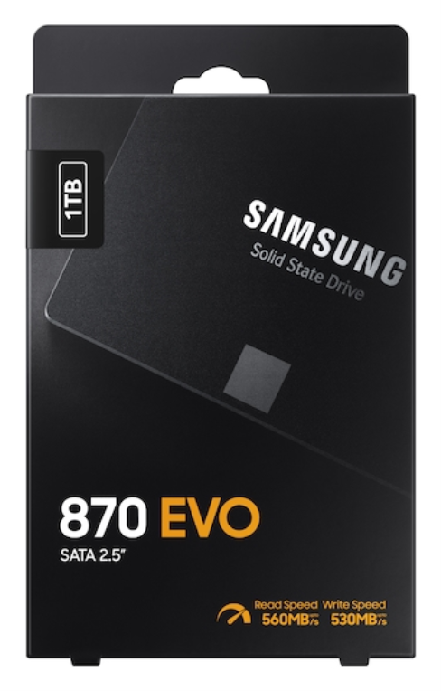 SSD SAMSUNG 870 EVO 1TB SATA3 - detalle
