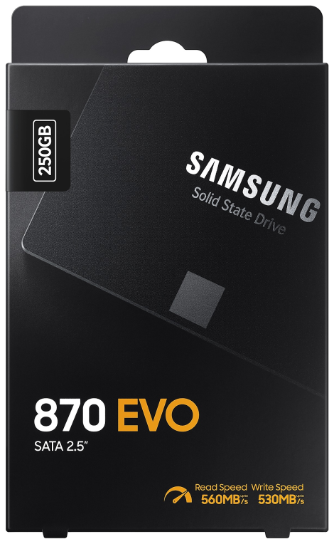 SSD SAMSUNG 870 EVO 250GB SATA3 - detalle