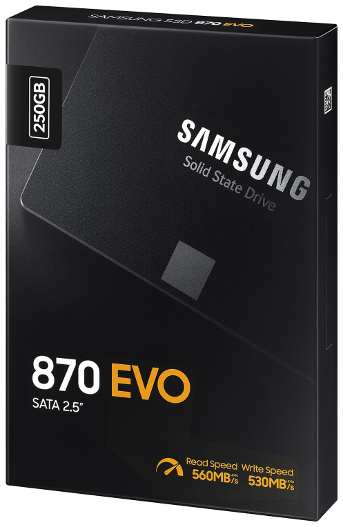 SSD SAMSUNG 870 EVO 250GB SATA3 - detalle