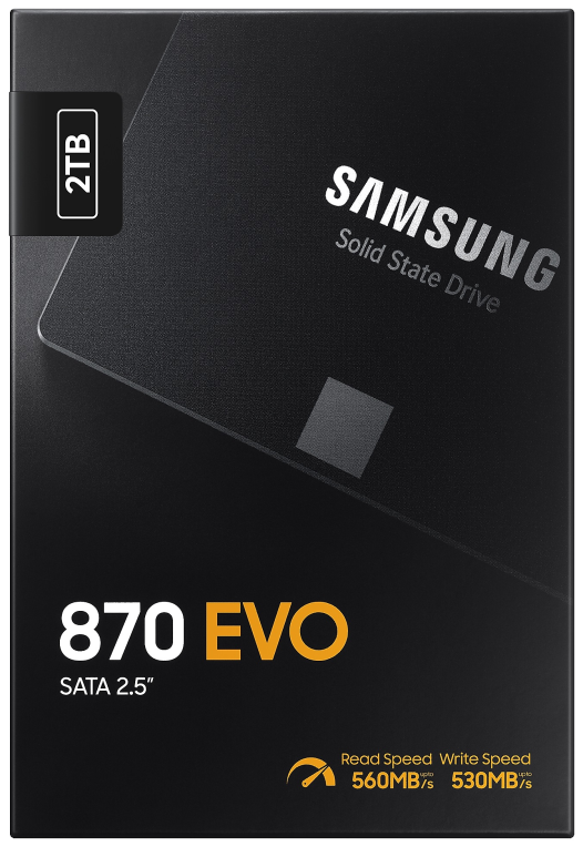 SSD SAMSUNG 870 EVO 2TB SATA3 - detalle