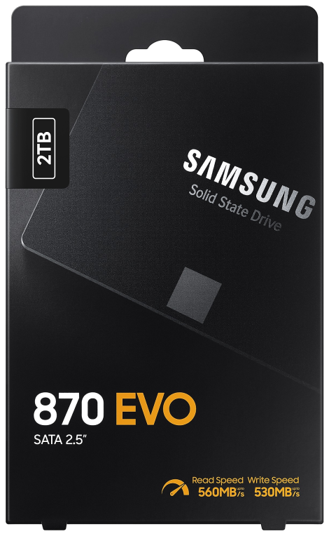 SSD SAMSUNG 870 EVO 2TB SATA3 - detalle