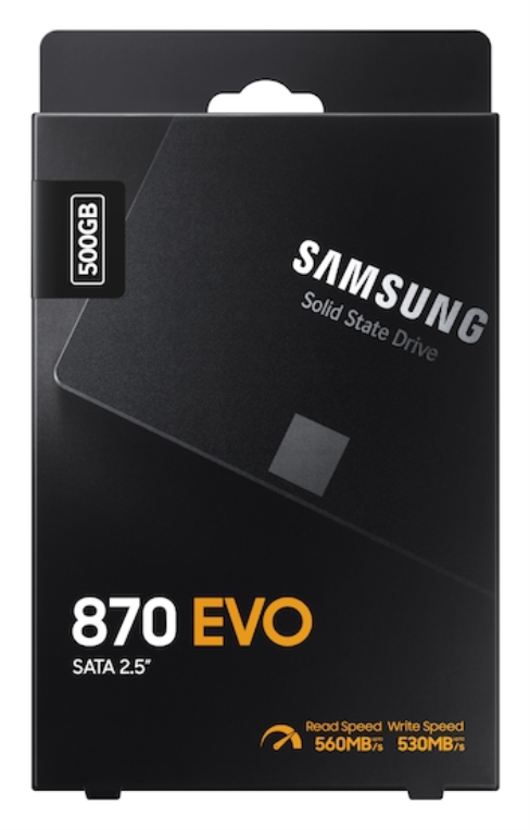SSD SAMSUNG 870 EVO 500GB SATA3 - detalle
