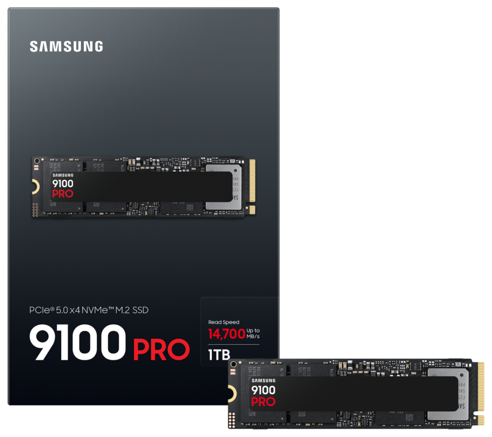 SSD SAMSUNG 9100 PRO 1TB M.2 NVME - detalle