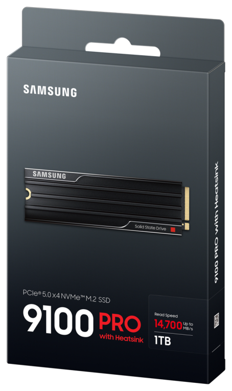 SSD SAMSUNG 9100 PRO HEATSINK 1TB NVME - detalle