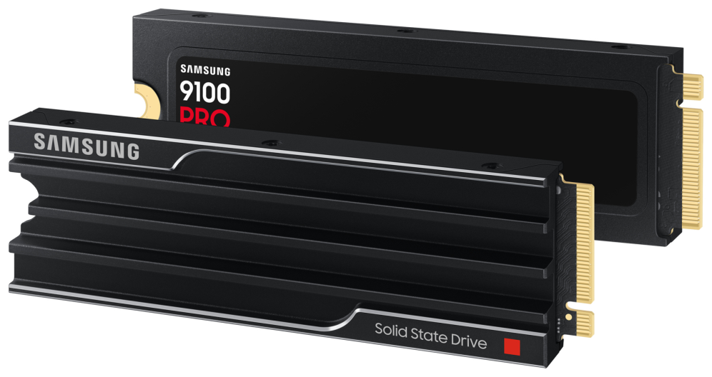 SSD SAMSUNG 9100 PRO HEATSINK 1TB NVME - detalle