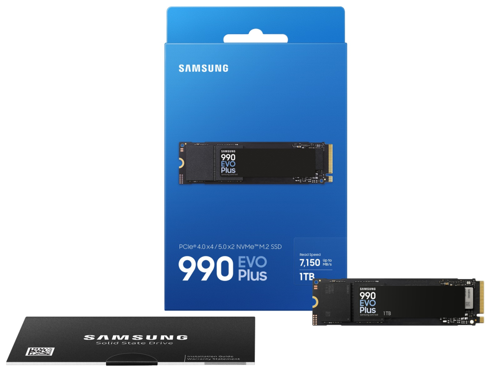 SSD SAMSUNG 990 EVO PLUS 1TB NVME - detalle