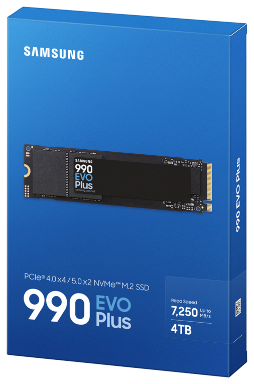 SSD SAMSUNG 990 EVO PLUS 4TB NVME - detalle