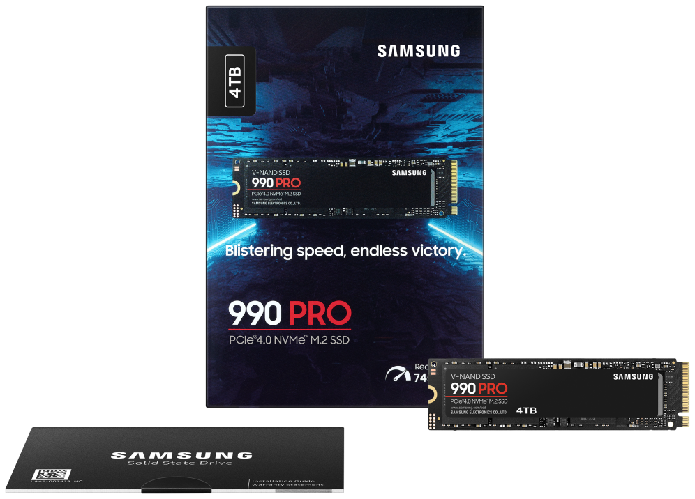 SSD SAMSUNG 990 PRO 4TB NVME - detalle