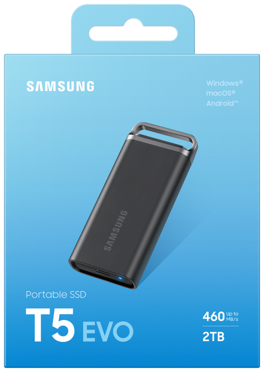 SSD SAMSUNG T5 2TB MU-PH2T0S NEGRO - detalle
