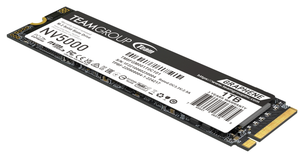 SSD TEAMGROUP NV5000 1TB NVMe PCI-E GEN4X4 - detalle