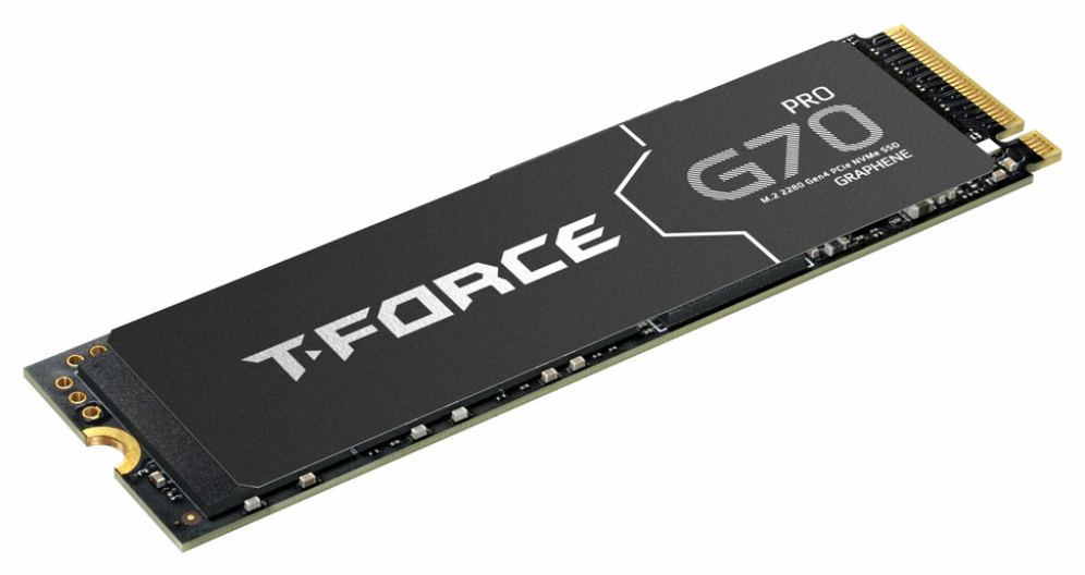 SSD TEAMGROUP T-FORCE GAMING M.2-2280 PCI-E GEN4X4 G70 PRO 4TB CON DIS. DE CALOR - detalle