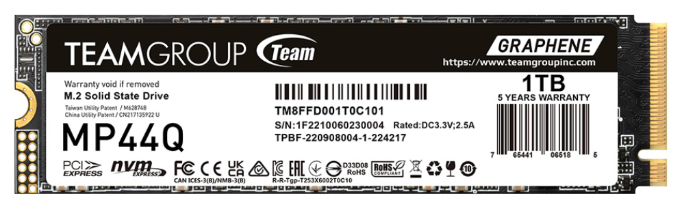 SSD TEAMGROUP TEAM M.2 NVMe 2280 PCI-E MP44Q 4TB