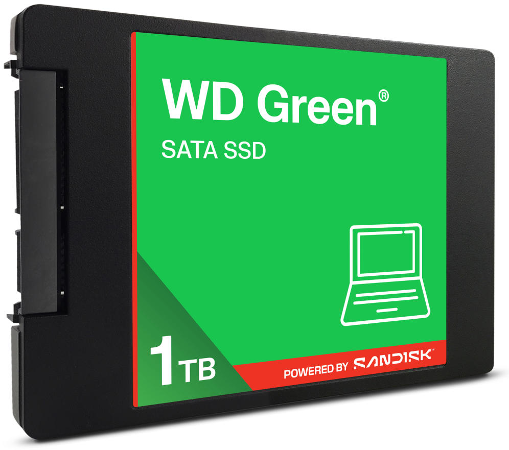 SSD WD 1 TB 2.5 SERIAL SATA 3 3D NAND VERDE - detalle
