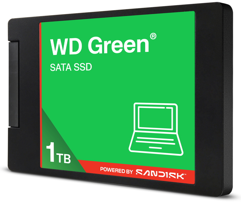 SSD WD 1 TB 2.5 SERIAL SATA 3 3D NAND VERDE - detalle
