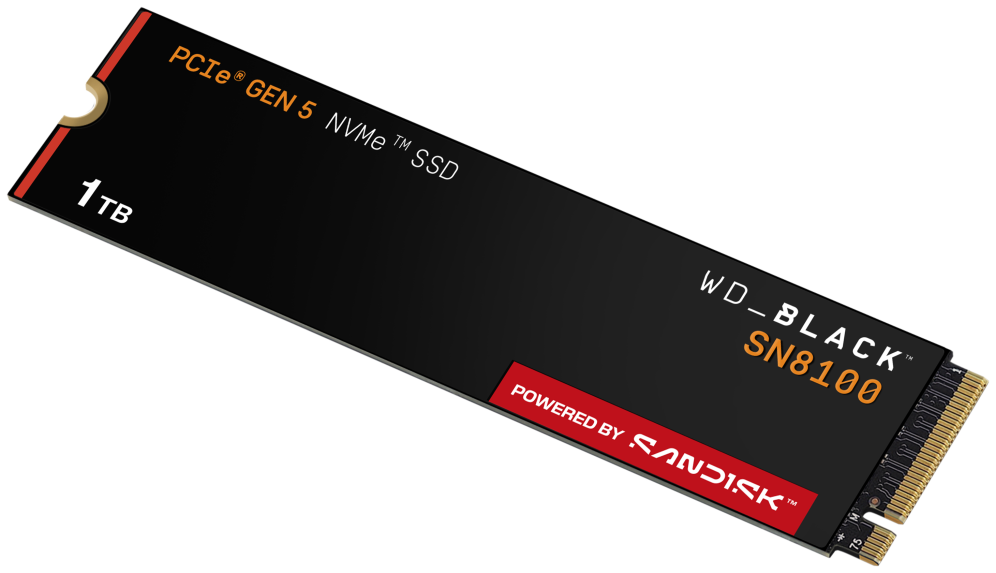 SSD WD BLACK SN580 1TB NVME 4.0 - detalle