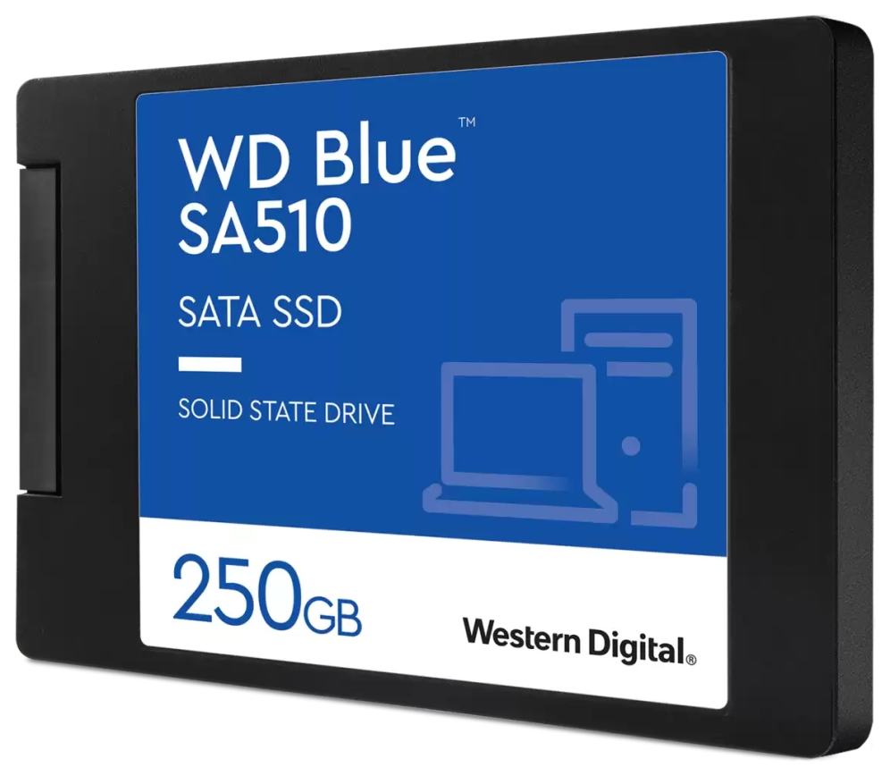 SSD WD BLUE 250GB SA510 SATA3 - detalle