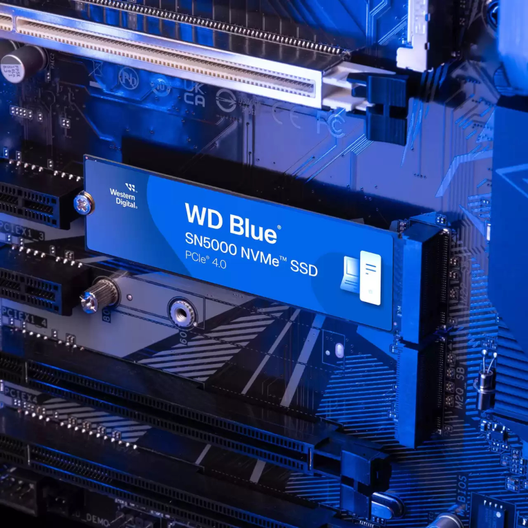 SSD WD BLUE SN5000 500GB NVME PCIE 4 - detalle