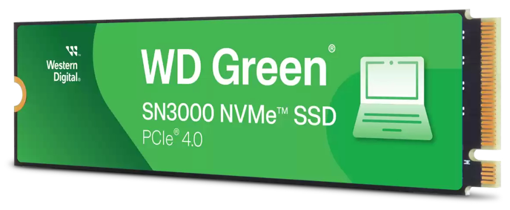 SSD WD SN3000 500 GB M.2 PCI EXPRESS 4.0 NVME QLC 3D NAND - detalle