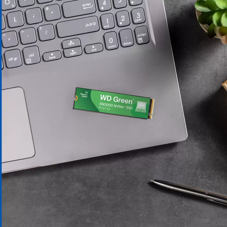 SSD WD SN3000 500 GB M.2 PCI EXPRESS 4.0 NVME QLC 3D NAND - detalle