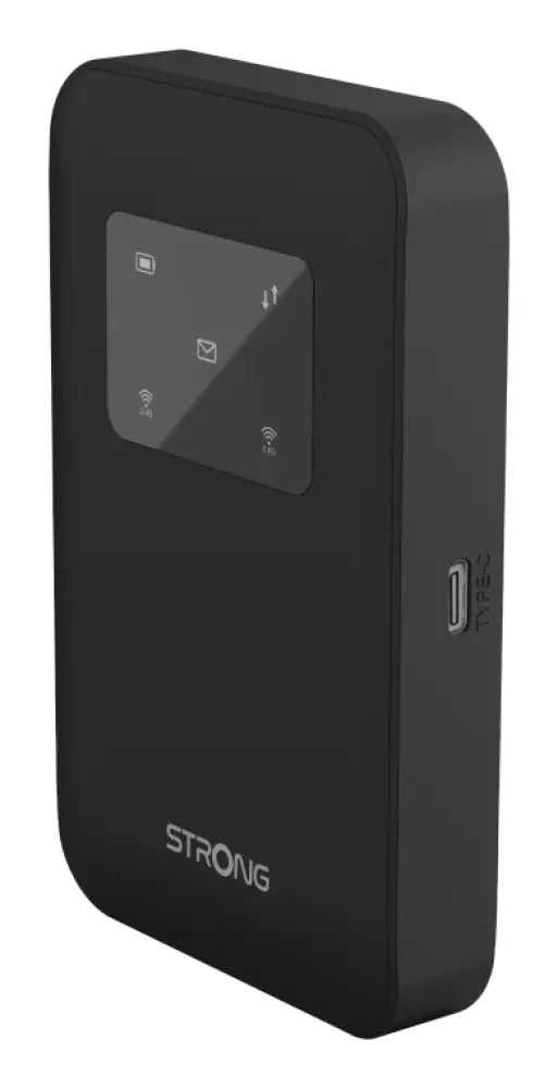 Strong 4G+ LTE MiFi Hotspot Router Wi-Fi 900 router inalámbrico Doble banda (2.4 GHz / 5 GHz) Negro