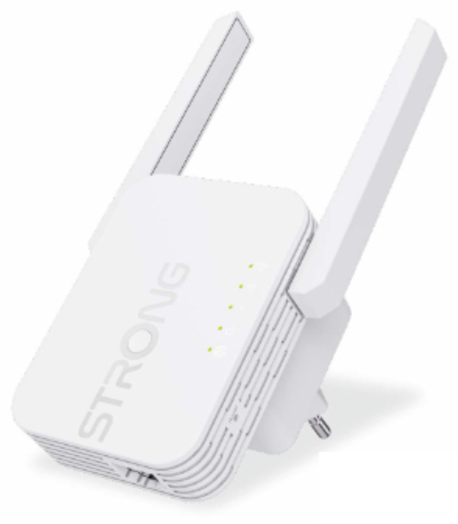 Strong 300S repetidor y transceptor Repetidor de red 300 Mbit/s Blanco