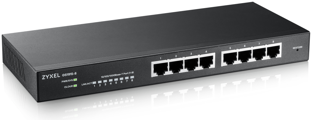 SWICTH ZYXEL 8P GBE SMART HYBRID SWITCH - detalle