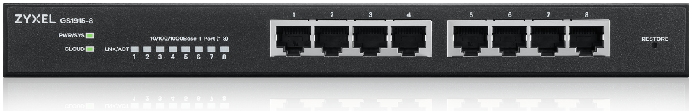 SWICTH ZYXEL 8P GBE SMART HYBRID SWITCH - detalle