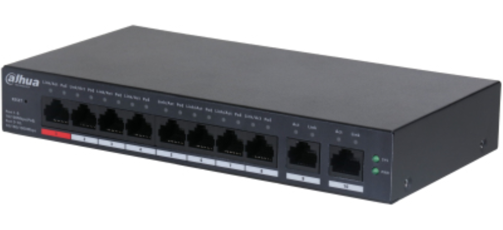 SWITCH CLOUD DAHUA DH-CS4010-8ET-110 SWITCH WITH 8-PORT POE