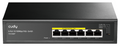 SWITCH CUDY 6-PORT 10/100M POE+ SWITCH 60W