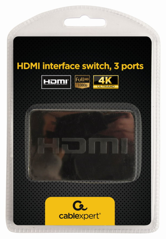 SWITCH HDMI GEMBIRD 3 PUERTOS HDMI