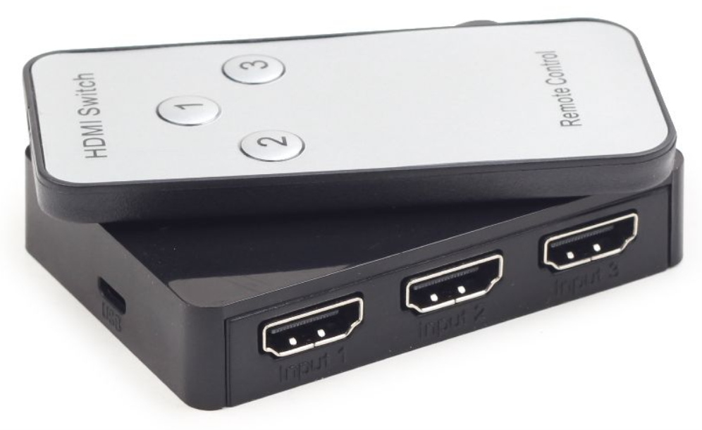 SWITCH HDMI GEMBIRD 3 PUERTOS HDMI - detalle