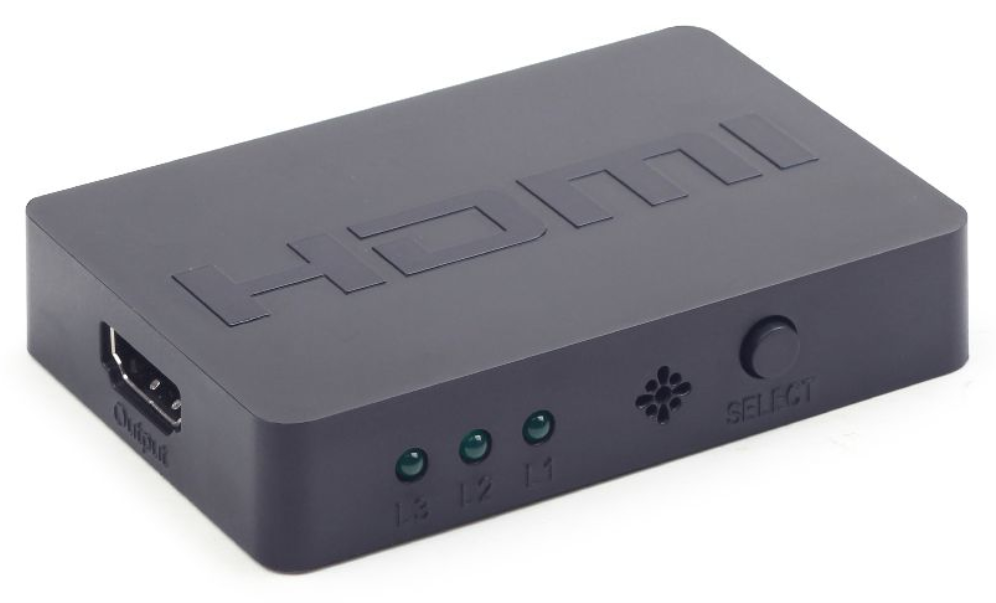 SWITCH HDMI GEMBIRD 3 PUERTOS HDMI - detalle