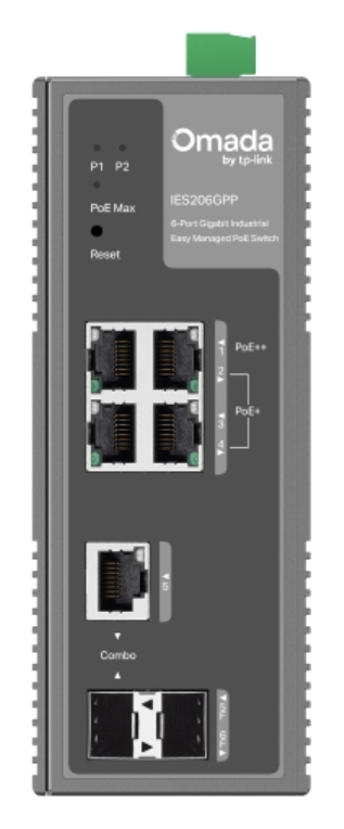 SWITCH INDUSTRIAL OMADA EASY MANAGED 6-PORT - detalle