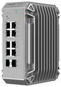 SWITCH INDUSTRIAL RUIJIE MANAGED POE 8G RJ45 2 SFP GIGABIT LAYER2