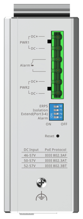 SWITCH INDUSTRIAL RUIJIE POE CLOUD CAPA 2 - detalle