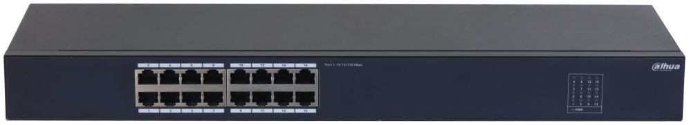 SWITCH IT DAHUA DH-SF1016 16-PORT UNMANAGED ETHERNET SWITCH - detalle