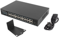 SWITCH LANBERG 24 PTOS 1GB POE+/2X SFP 2X GBIT ETHERNET 360W RACK 19"
