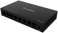 Lanberg DSM1-1008 switch No administrado Gigabit Ethernet (10/100/1000) Escritorio Negro