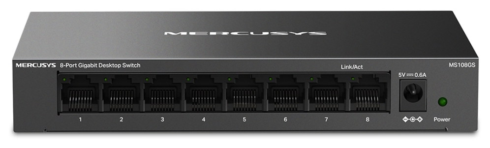 SWITCH MERCUSYS MS108GS DESKTOP 8 PORT GIGABIT