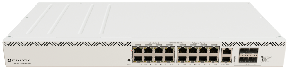 SWITCH MIKROTIK CRS320-8P-8B-4S+RM - detalle