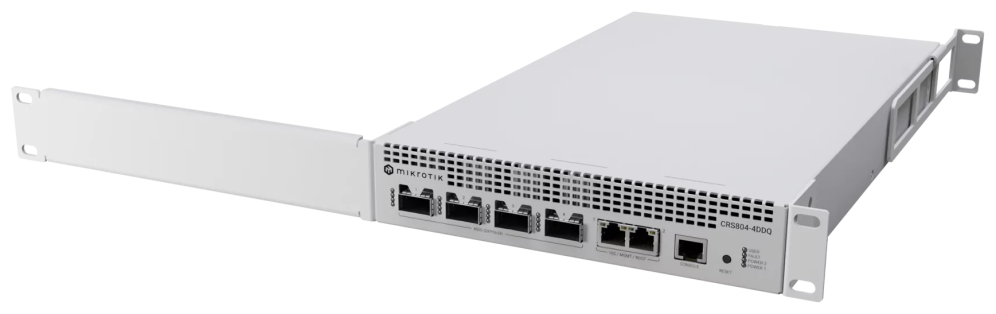 SWITCH MIKROTIK CRS804 DDQ 1U 400G - detalle