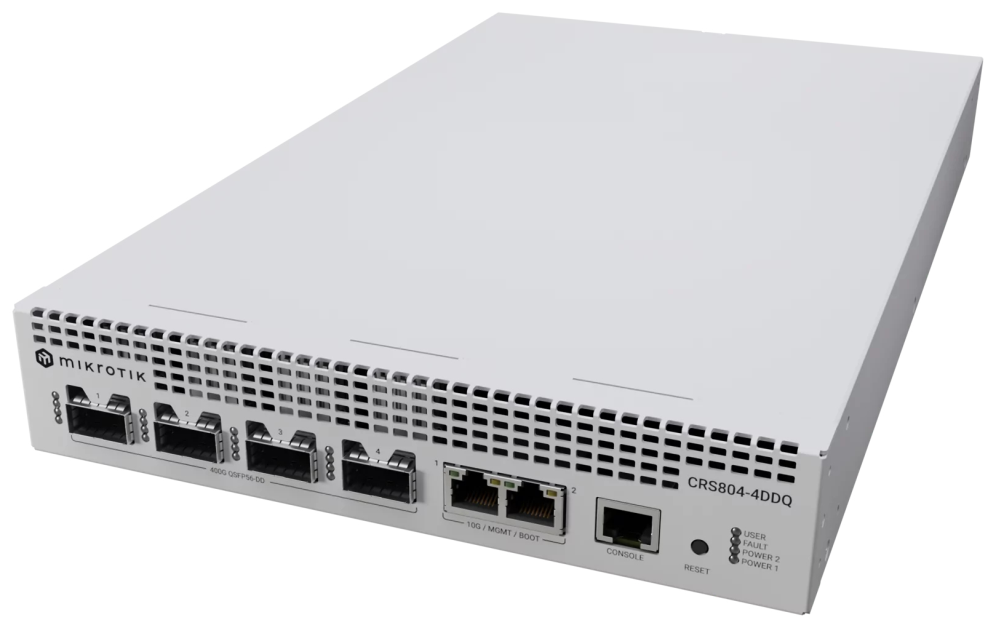SWITCH MIKROTIK CRS804 DDQ 1U 400G