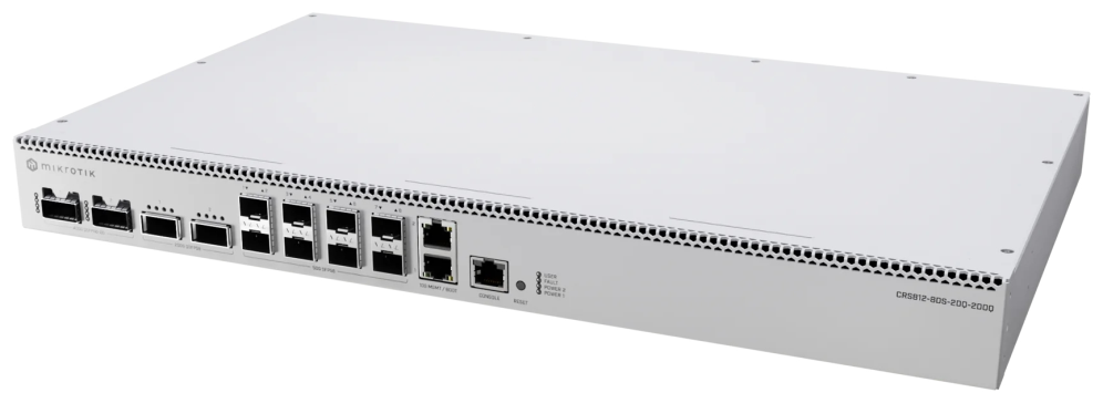 SWITCH MIKROTIK CRS812 DDQ - detalle