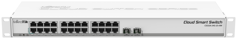 SWITCH MIKROTIK CSS326-24G-2S+RM