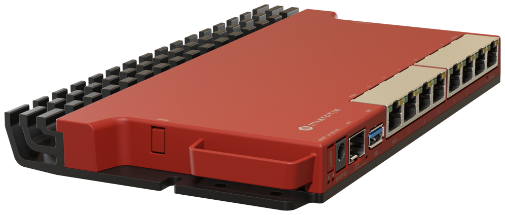 SWITCH MIKROTIK L009UIGS-RM SWITCH 8 PUERTOS GIGABIT 1 PUERTO SFP - detalle