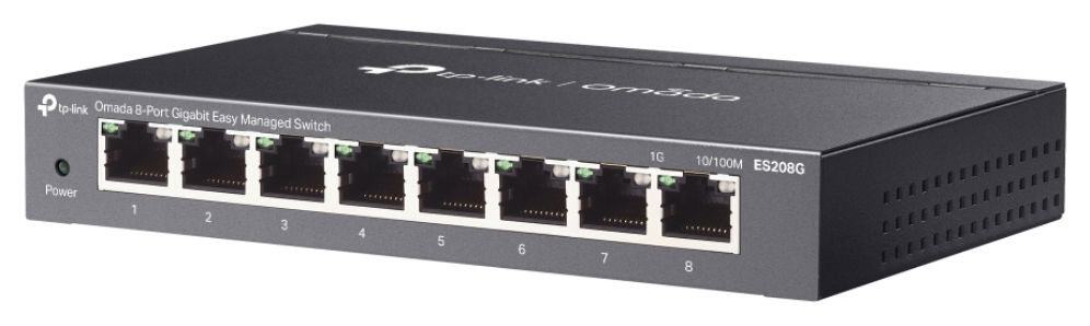 SWITCH OMADA ES208G 8 PUERTOS GESTIONADO 10/100/1000Mbps - detalle